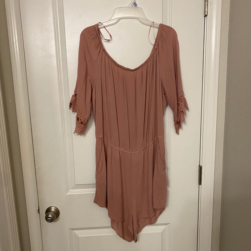 Off the shoulder romper